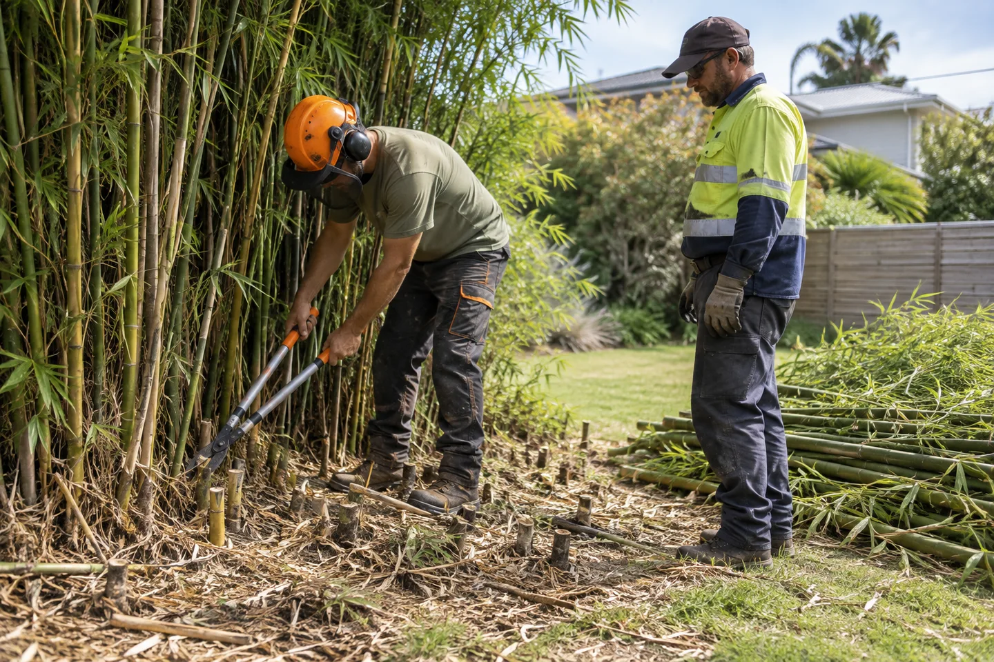 Cutting is not always eradication — AI-generated illustration