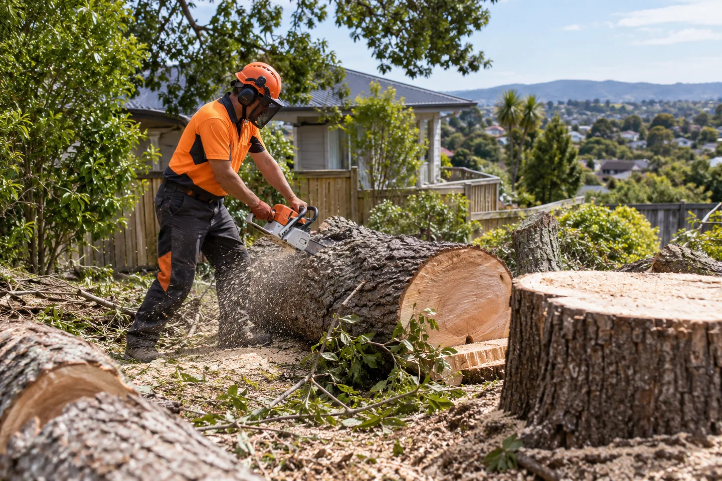 Tree Cutting Experts Tauranga: How We Work — AI-generated illustration