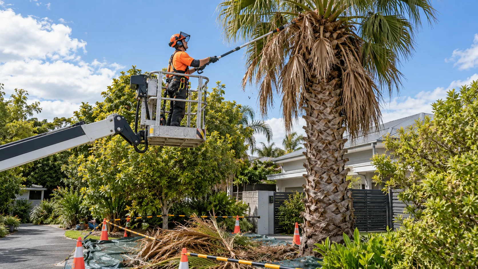 Palm Tree Trimming in Tauranga